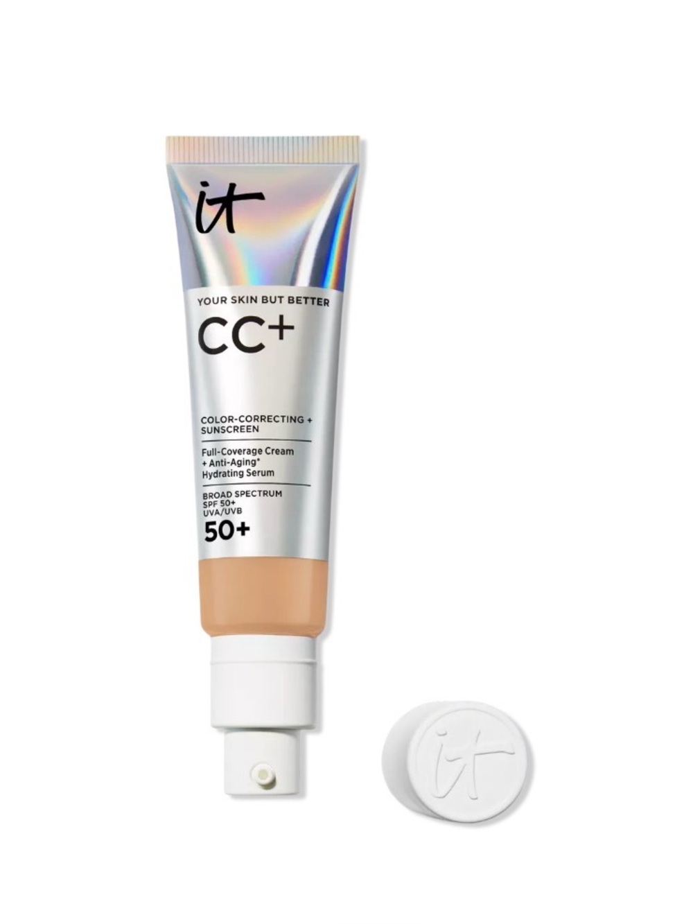 IT Cosmetics CC+ Color Correcting Full Coverage Cream SPF 50+ Neutral Tan